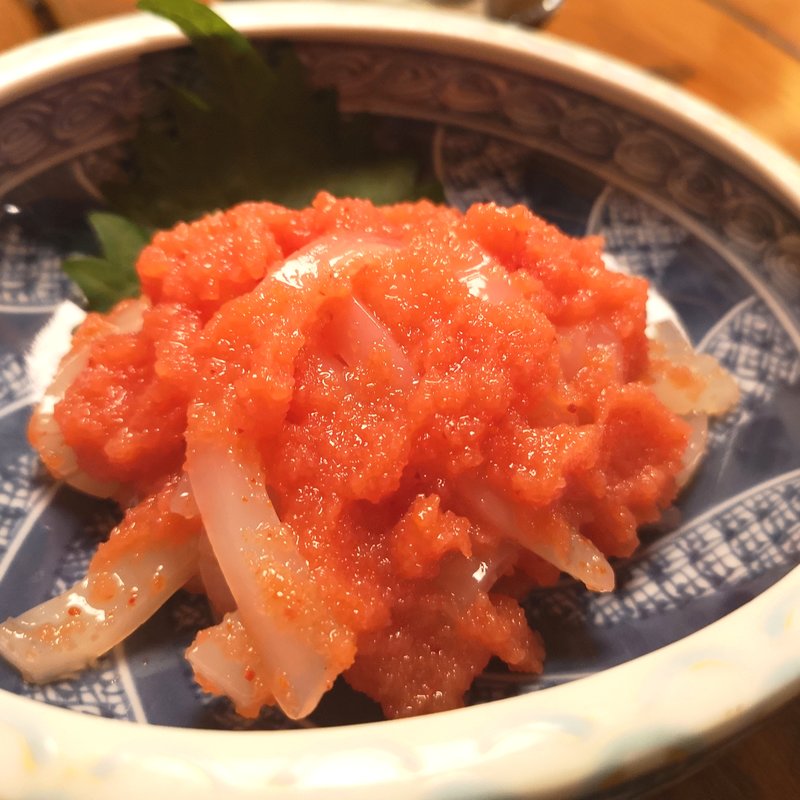 剣イカの明太子和え(酒菜 和寿)