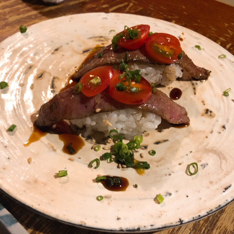 和牛握り(神楽坂 おいしんぼ)