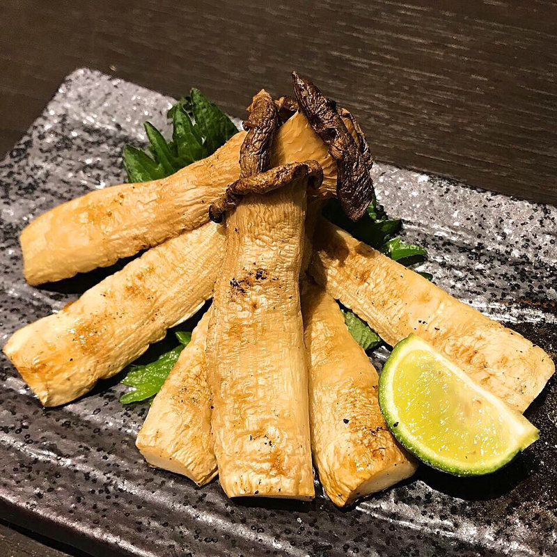 エリンギ（炉端焼き）(旬炉 山岡)