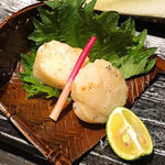 北海道産貝柱（炉端焼き）(旬炉 山岡)