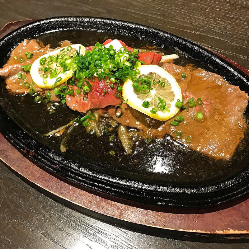 和牛レモンステーキ（ご飯セット）(旬炉 山岡)