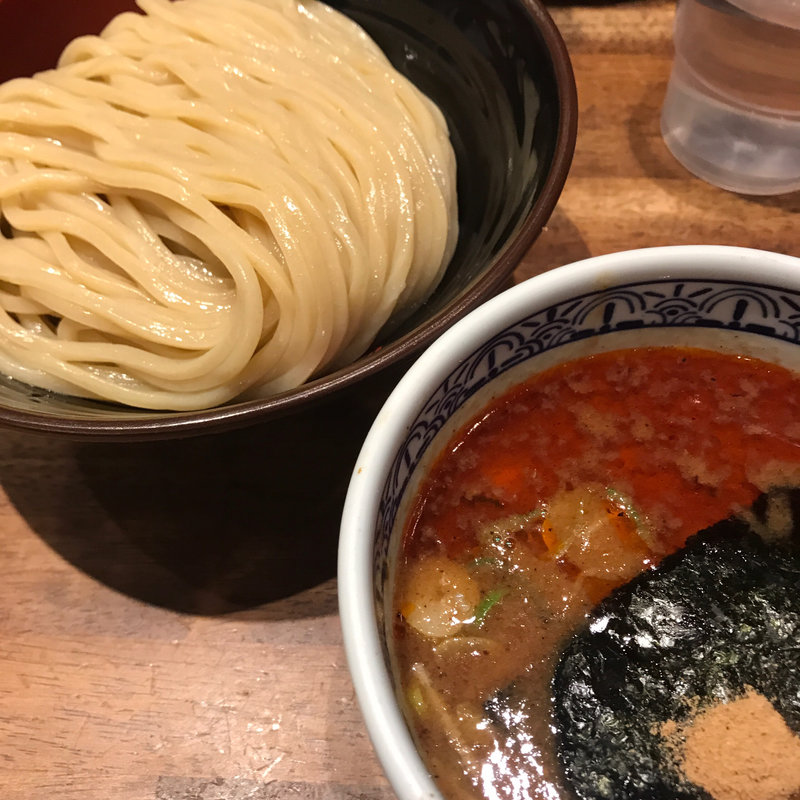 辛つけ麺　中(つけ麺専門店 三田製麺所 新宿西口店)