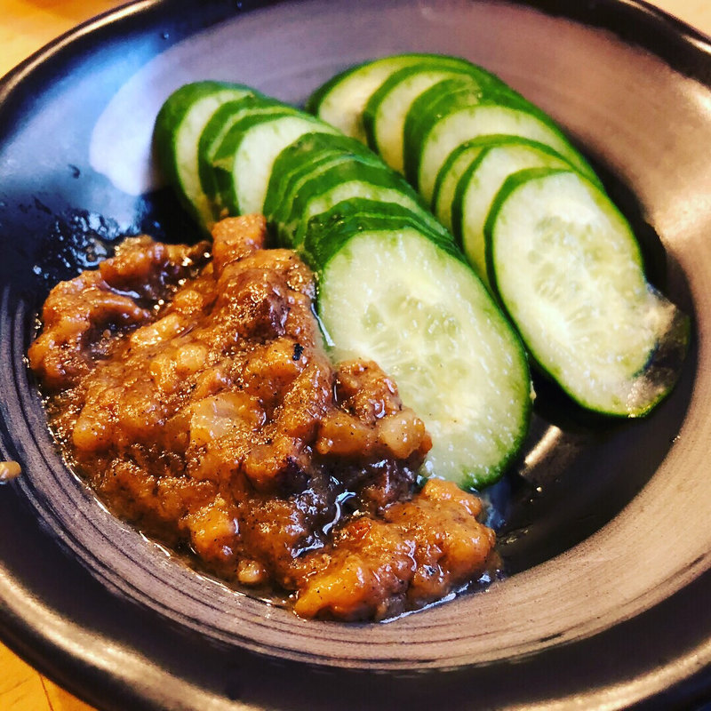 肉味噌きゅうり(ラーメン 博多玉(はかただま))