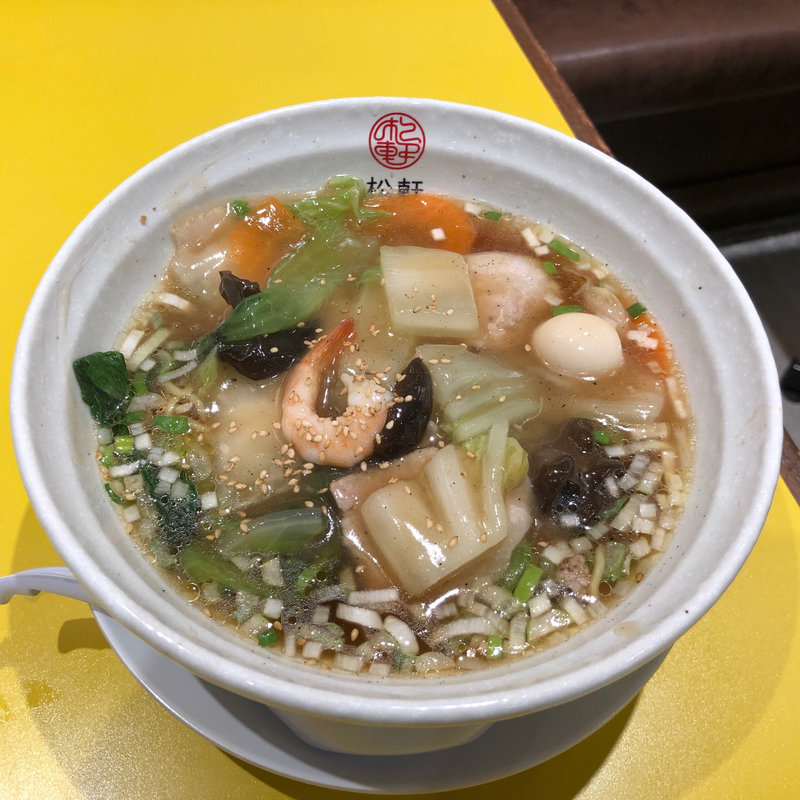 広東麺(松軒 中華食堂 千歳烏山店)
