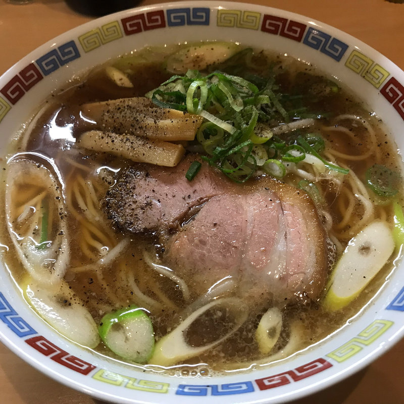 干支のいのしし中華そば(魂麺  （コンメン【旧魂麺 まつい】）)