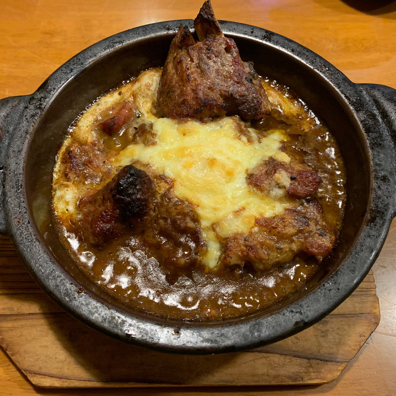 スペアリブカレー(伽哩本舗 本店（焼きカレー屋）)