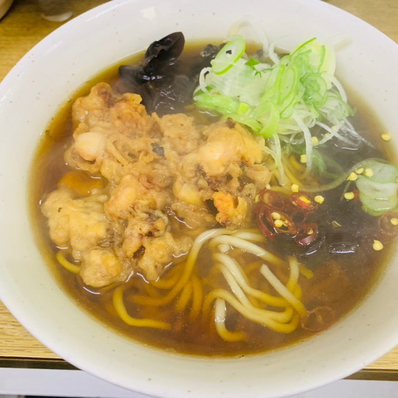 ゲソ、キクラゲ(一由そば )