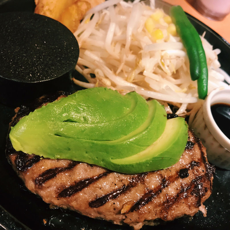 ハンバーグ (肉食堂・優)