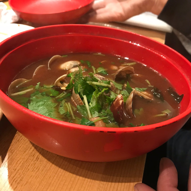 赤出汁 あさり(市場ずし 心斎橋筋店 （いちばずし）)