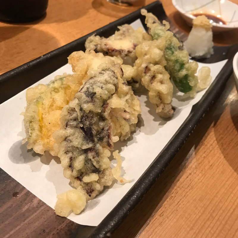 たこの天ぷら(市場ずし 心斎橋筋店 （いちばずし）)