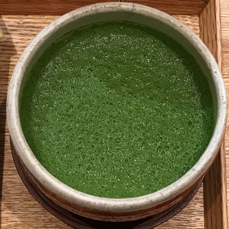 プレミアム抹茶ラテ(茶鍋カフェ kagurazaka saryo 渋谷マークシティ店 （サリョウ）)