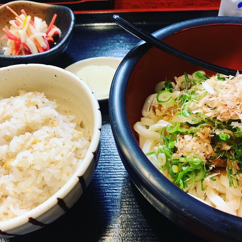 冷やしカレーうどん定食(清元)