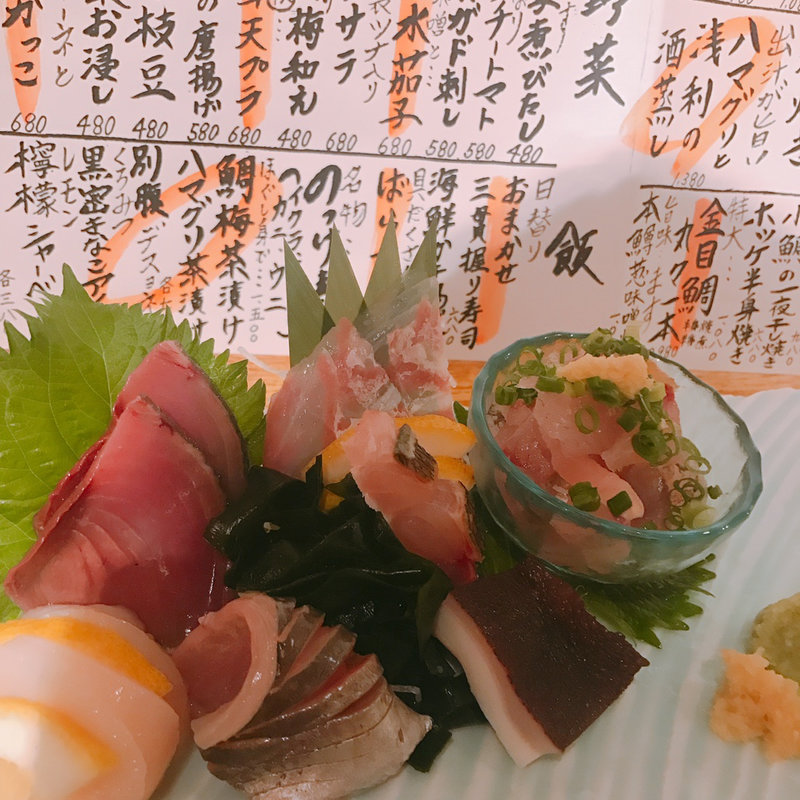 お造り盛り合わせ(魚真 恵比寿店)