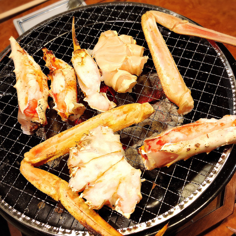 焼きかに(かに道楽 銀座)