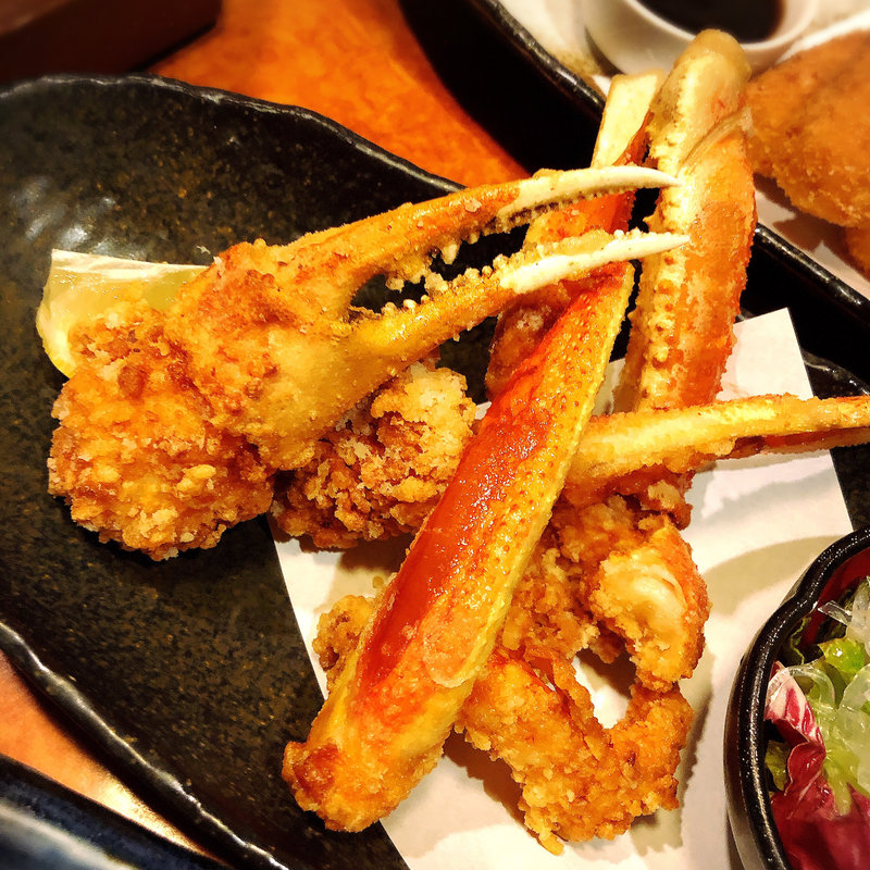 タラバガニ唐揚げ(かに道楽 銀座)