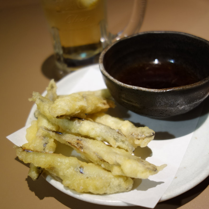 きびなごの天ぷら(地どり処　おも屋)