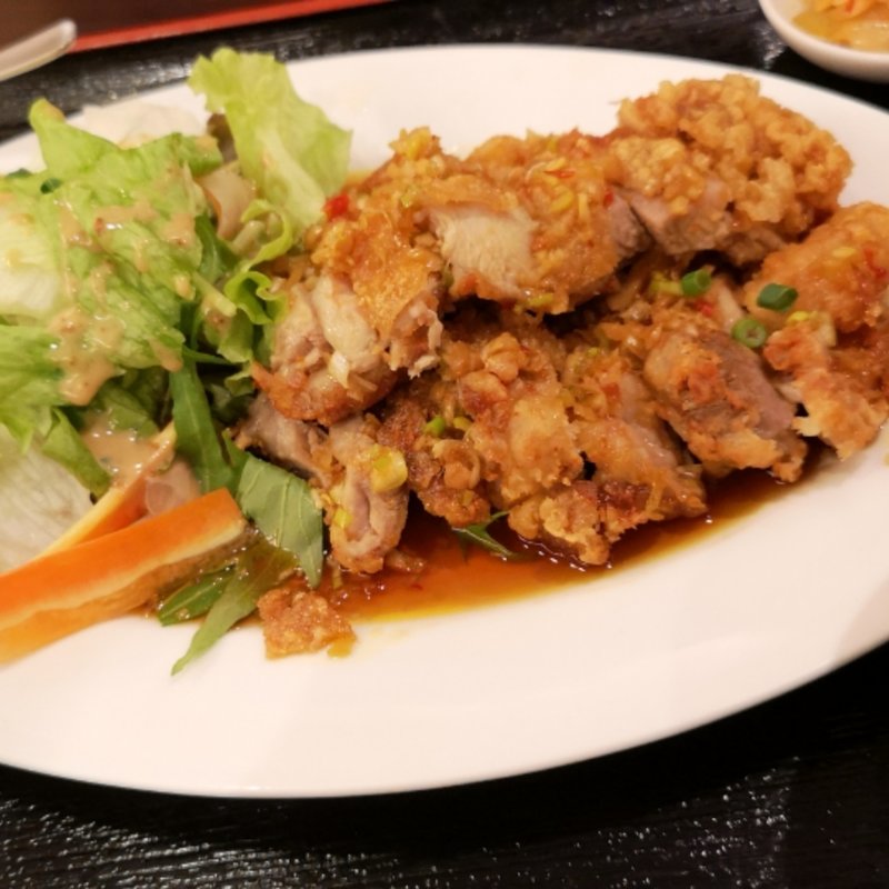 油淋鶏定食(水漫庭)
