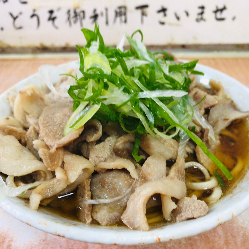 肉そば　ダブル(肉そば・肉うどんの店 南天(なんてん) 本店)
