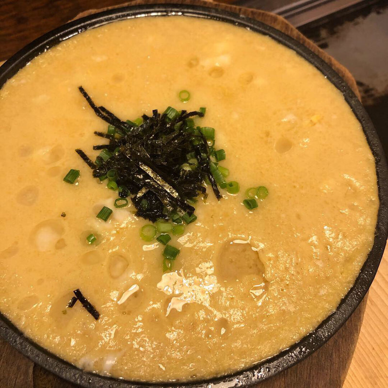 鉄板とろろ焼き(大曽根 鉄板軒)