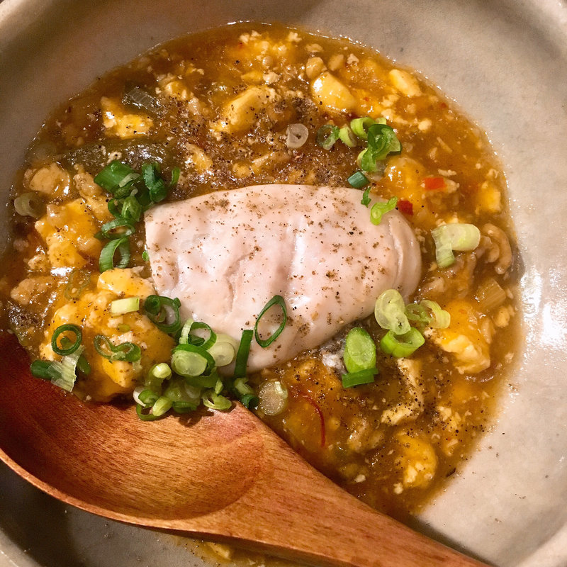 白子の麻婆豆腐(立呑み とだか)