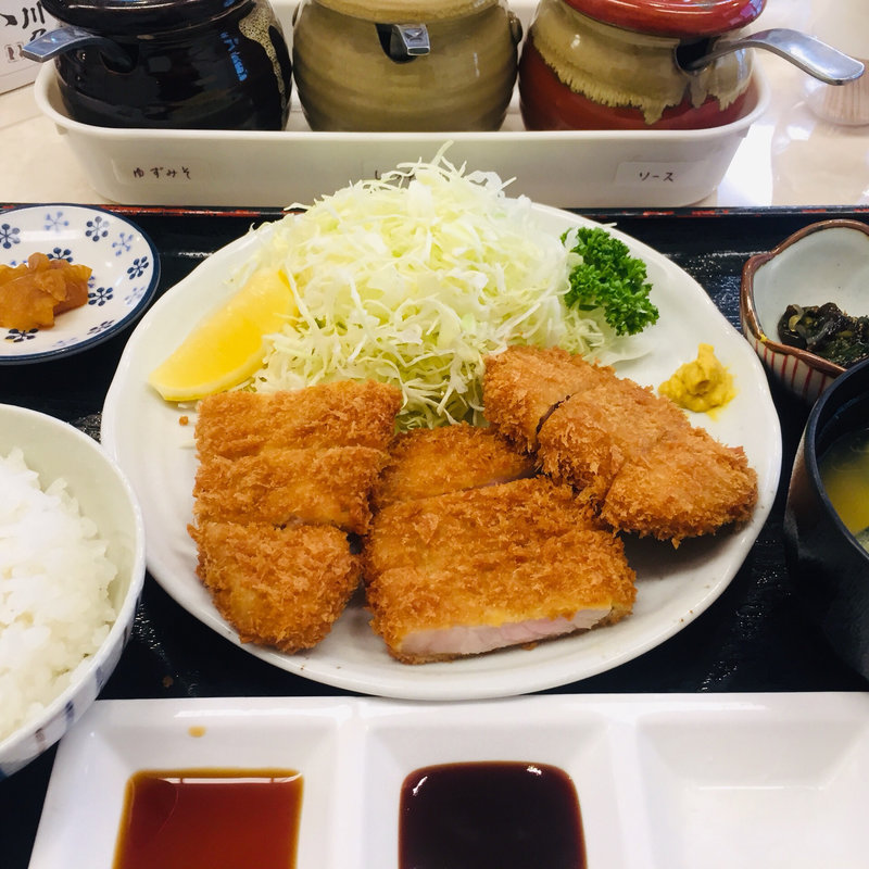 川久定食（ロース&ヒレ）(とんかつ川久 )