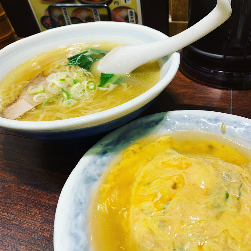 天津炒飯セット(塩)(らーめん つけ麺 かんじん堂 フコクフォレストスクエア店 )