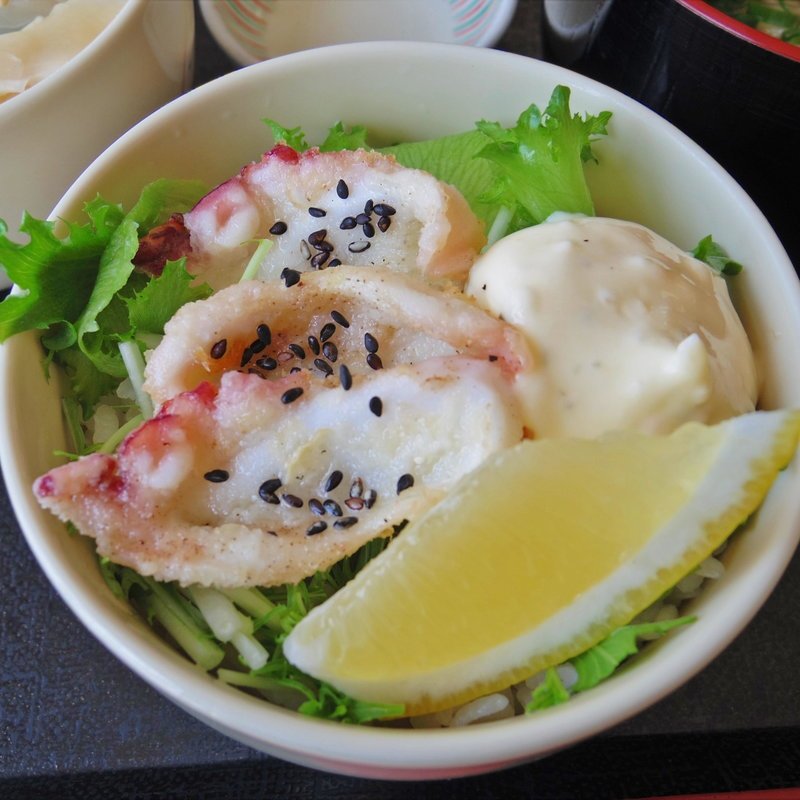 蛸の唐揚げ丼(ねむの丘レストラン眺海 )