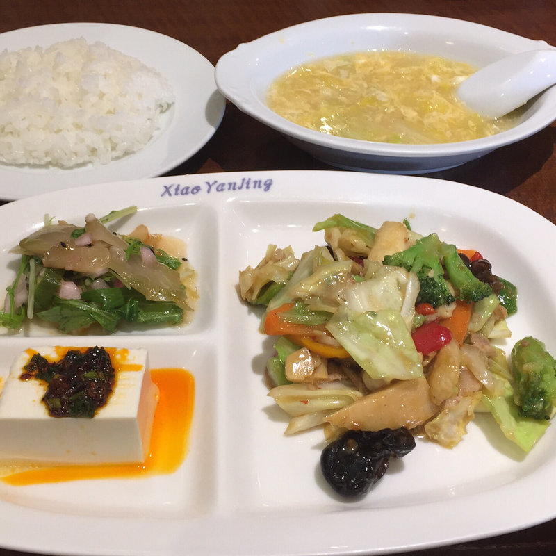 野菜のピリ辛味噌炒め(小燕京)