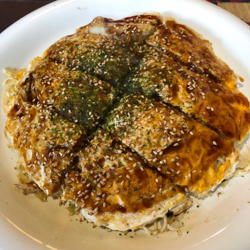 お好み焼き(肉玉そば 生麺 極細)(鉄板小屋 shosho )