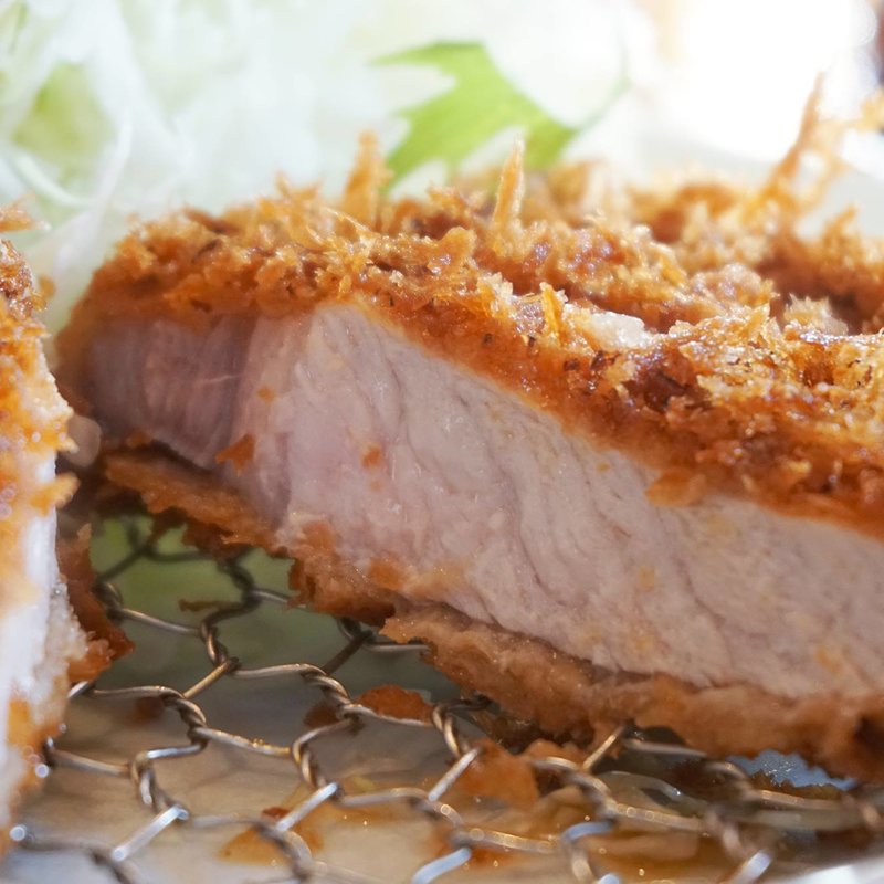 リブロースカツ定食(とんかつ廣)