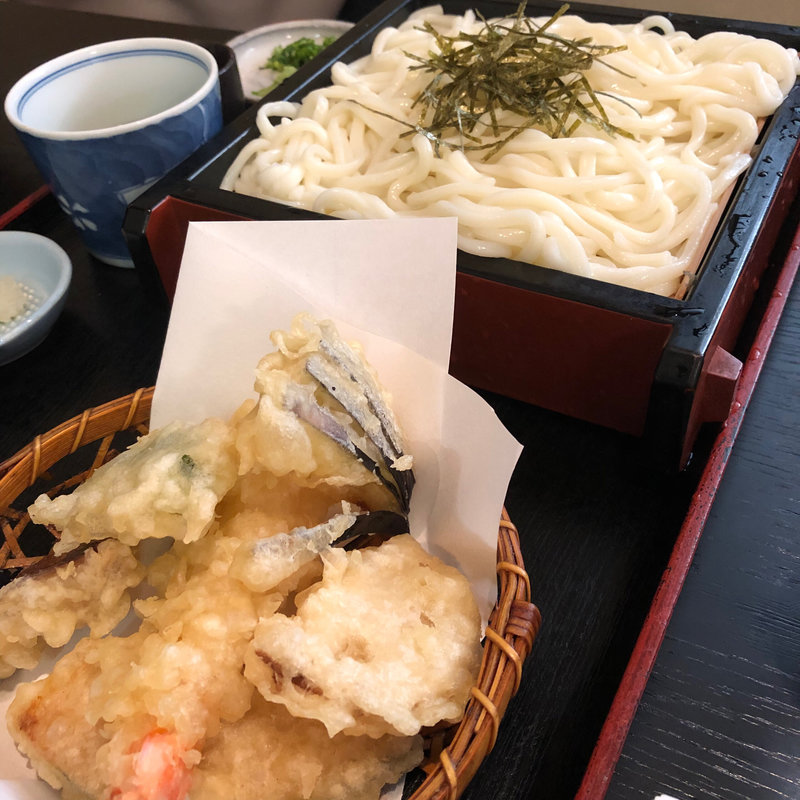 天ざるうどん(うどん つるや 本店)