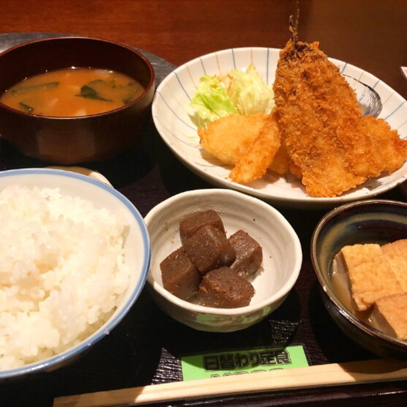 日替わり定食(口馳八丁 風屋 すぎはら （かぜや　すぎはら【旧口馳八丁 一風堂 すぎはら】）)