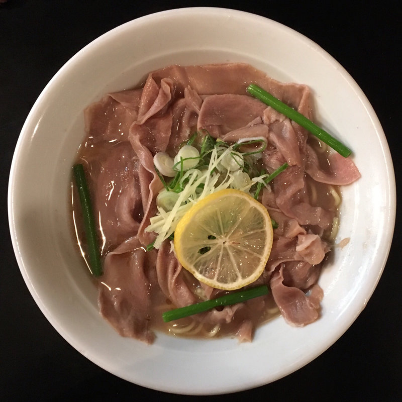 ［限定］牛タンしゃぶしゃぶ麺(麺家 うえだ)