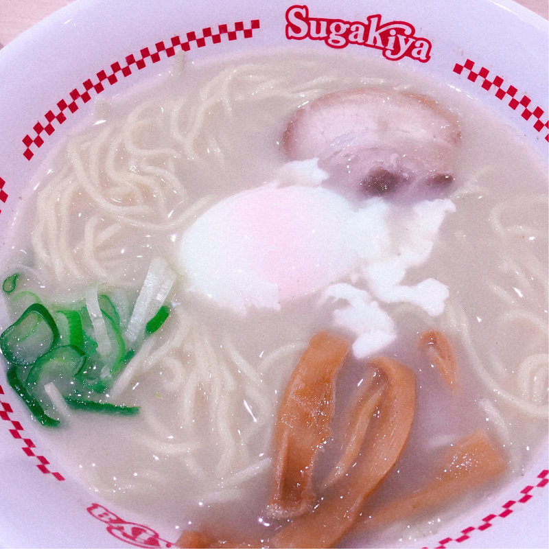 玉子入ラーメン(スガキヤ ヴェルサウォーク西尾店)