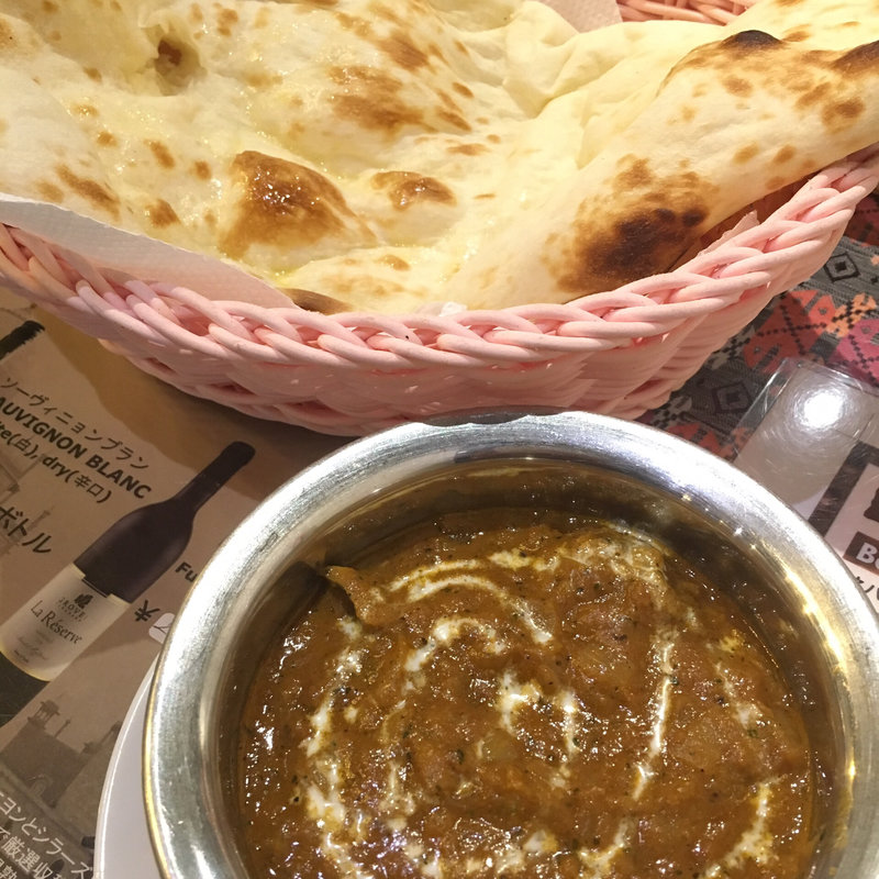 山羊カレーセット(マザーインディア)