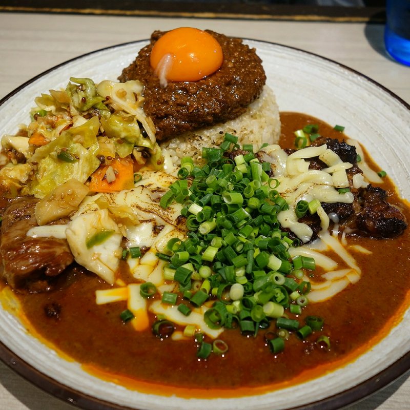 キーマカレー辛口小(豚・チーズ・中華アチャール)(吉田カレー  )