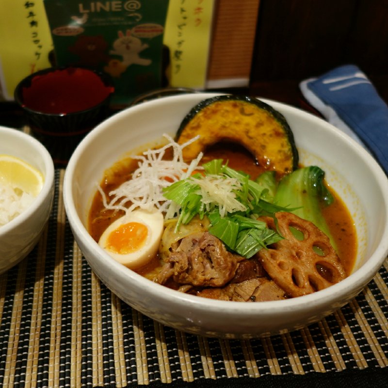 自家製焼き煮豚カレー(奥芝商店 八王子田代城)