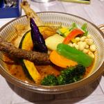 チキンと野菜(野菜スープ)(rojiura curry samurai.八王子店)