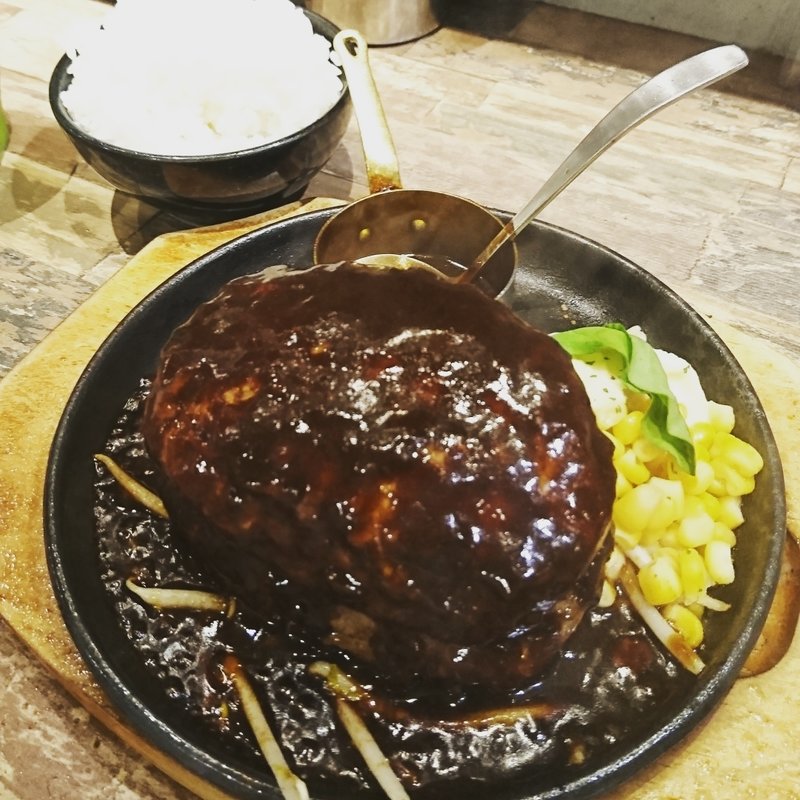 デミグラスハンバーグ 400g ライス別(ハンバーグレストランBOSTON 中津店)