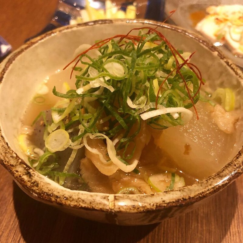 牛すじと大根の煮込み(鉄板とお酒 宗や)