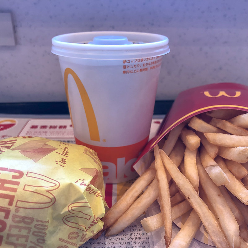 チーズバーガー他(マクドナルド 環七豊玉店)