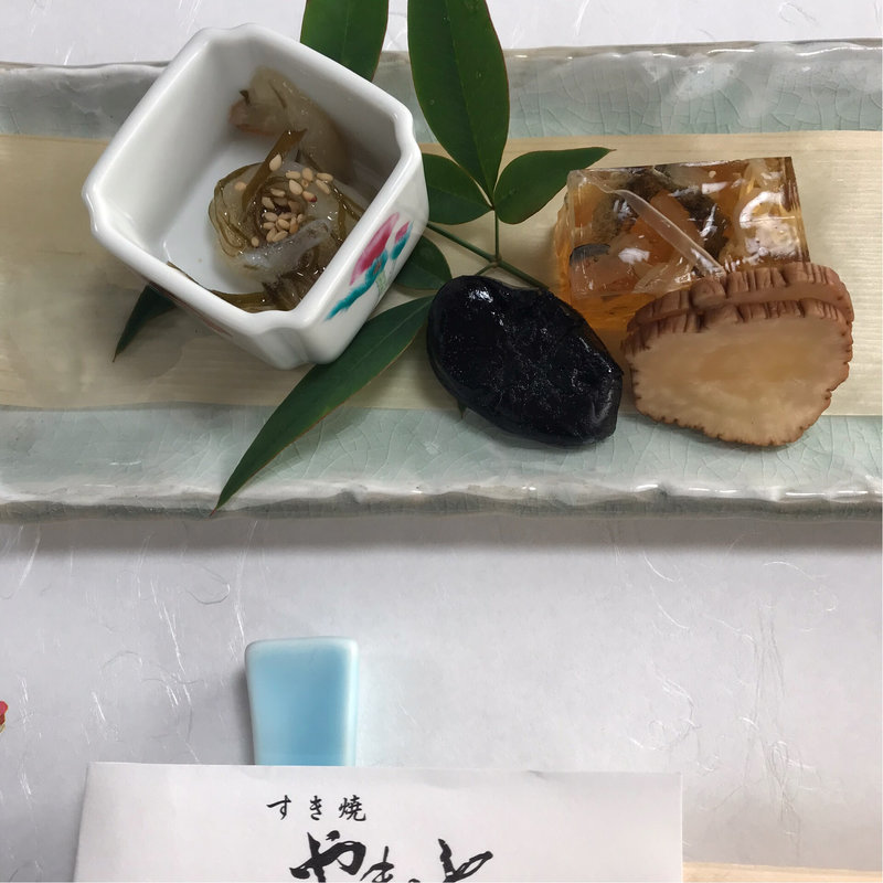 ステーキコースの前菜(肉の山本)