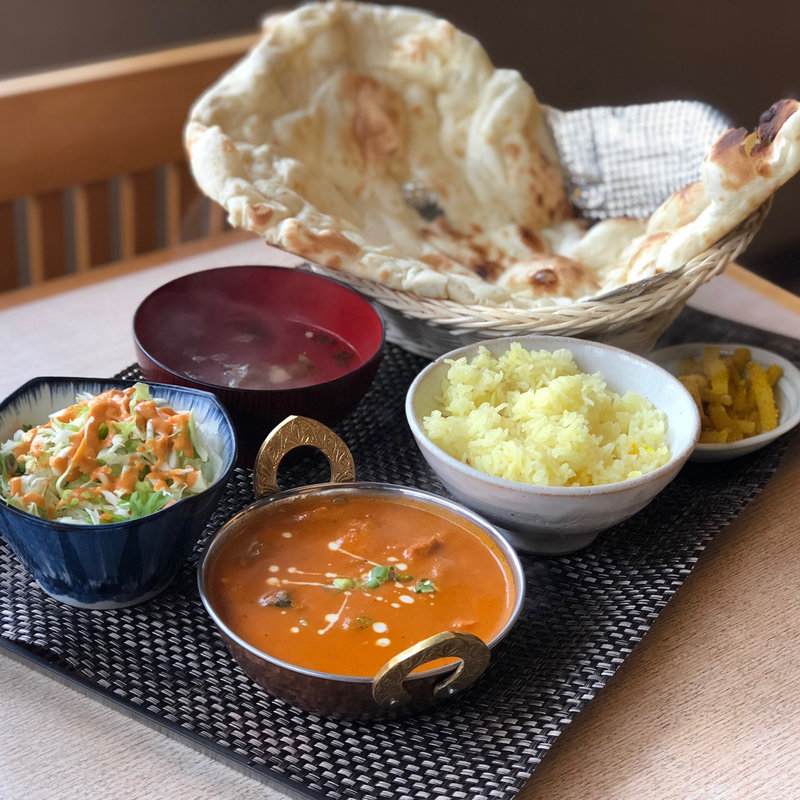 ランチセット 日替わりカレー(マナスル食堂)