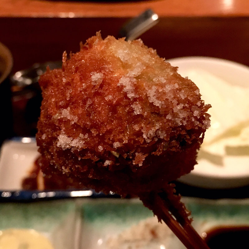 ブロッコリー ヒレ肉巻き（串揚げ）(串揚げ ふくみみ)
