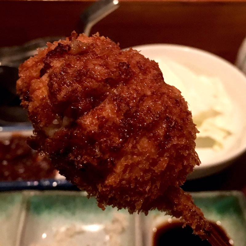 蟹クリームコロッケ（串揚げ）(串揚げ ふくみみ)