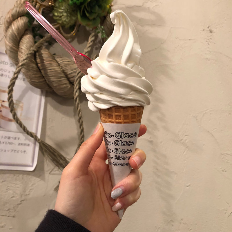 北海道ミルクジェラートソフト(ジェラテリアアクオリーナ （GELATERIA ACQUOLINA）)