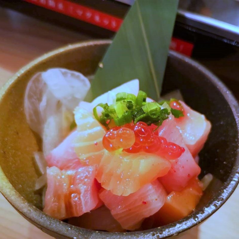 新鮮魚と熟成魚(#肉寿司#野菜巻き串#熟成魚 ハッシュタグ )