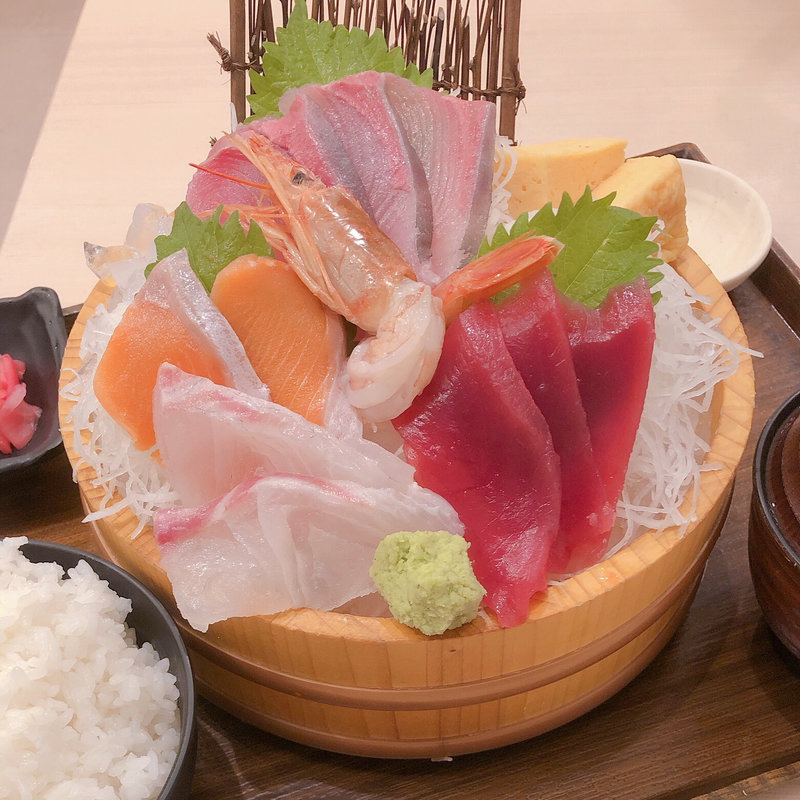 特選 刺身定食(築地食堂源ちゃん ルクア大阪店)