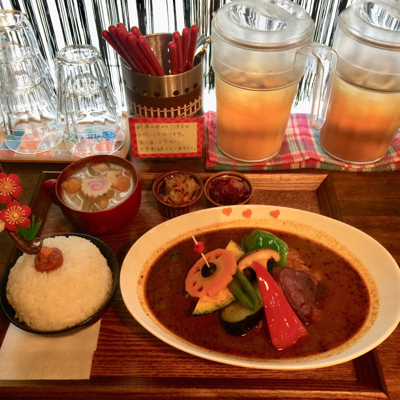 ごろりん野菜と大山鷄のスパイシースープカレー(タケウチ 神保町本店 （TAKEUCHI）)