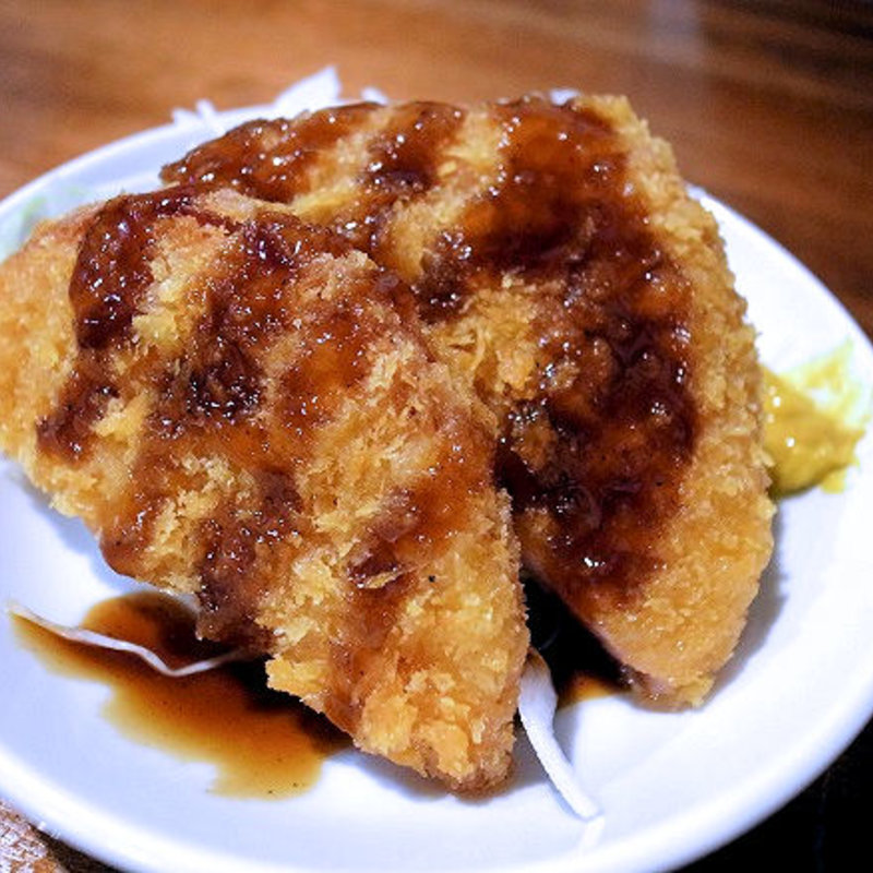 昔ながらのハムカツ(名物やきとん とみちゃん町屋店)